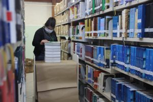 biblioteca do Unibave passará por uma reforma
